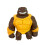 Boneco elástico que muda de cor, 23 cm, Shape & Smash 3