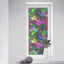 Pellicola statica non adesiva per finestre, 45 cm*58 cm, in PVC, resistente allo sbiadimento, decorativa.
