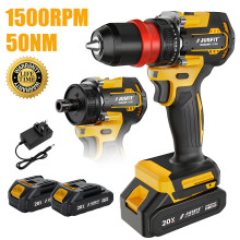 (2 Battery) Jusfit Cordless Impact Drill Driver 2000Mah