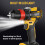 (2 Battery) Jusfit Cordless Impact Drill Driver 2000Mah 6