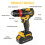 (2 Battery) Jusfit Cordless Impact Drill Driver 2000Mah 9