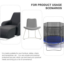 Copripali per trampolino, cuscinetti antiscivolo in plastica per piedi, antiscivolo per trampolini e altri mobili, per uso quotidiano.