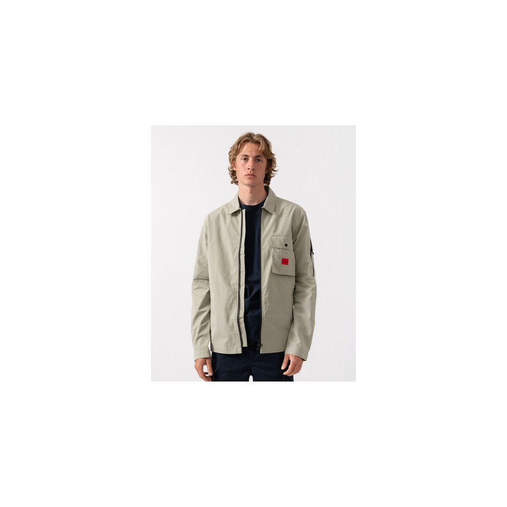 Hugo Boss (L, Grey) Hugo Overshirt In Grey