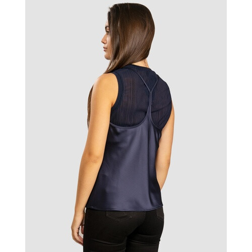 (XL, Blue) Armani Exchange Blouse  in Blue 1