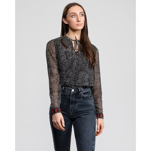 (XS, Black) Great Plains Shirt  in Black 2