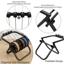 3D Printer Filament Bracket Organizer Your Workspace and Foldable Design Extra-Large Spool Capacity for 3D Printer Parts