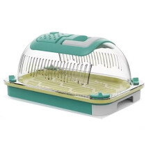 Portable Insect Breeding Box, Ideal for Reptiles, Silkworms, Snails, Lizards,Large Capacity Observation Carrying Case