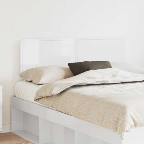 VidaXL vidaXL Headboard Gloss White Engineered wood