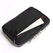 Men'S Wallet with Earbuds Storage - Multi-Functional Credit Card Holder and Coin Purse with Zipper for Travel