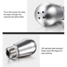 2PCS Steam Nozzle Tip Spout 4 Hole for 8 Series Coffee Maker Steam Nozzle Milk Foam Spout Replacement
