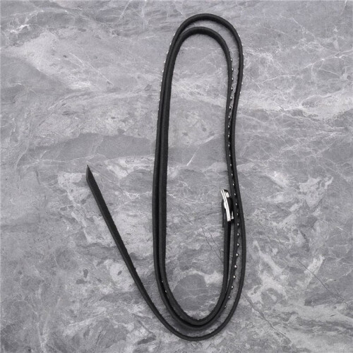 Unisex Punk Rock Multi-layer Rivet Stud Bracelet Bangle Wrap Cuff Black 1