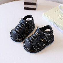 (Black,20)Scarpe da passeggio unisex bambino con pelle sintetica traspirante per sviluppo bambino
