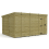 13 x 10 Pent Shed Tanalised (Single Door, No Windows) 2