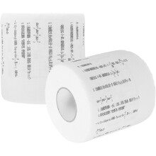 rotoli di carta igienica con motivo a formule matematiche, fantasia originale, accessorio da bagno creativo e divertente.
