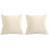2 federe quadrate in raso, decorative, comode, eleganti e dal design semplice. 1