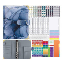 Budgetplanner Geldenveloppen Binder - Organizer Notebook met Budgetbladen Geldopslag Geldboek met Films B