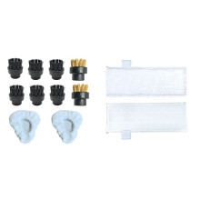 12PCS Steam Brushes Steam Bonnet Triangle Steam Mop Pads Set for Dupray Steam Cleaner Replacement Parts