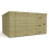 14 x 10 Pent Shed Tanalised (Single Door, No Windows) 2