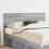 VidaXL vidaXL Headboard Grey Sonoma Engineered wood 1