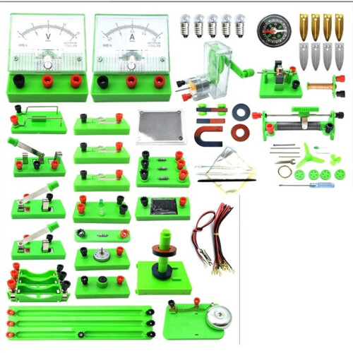 School Physics Labs Basic Electricity  Circuit and Magnetism Experiment Kits for Electromagnetism Electronics 2