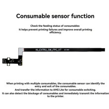 For A1 / A1 3D Printer Extruder Filament Sensor Hall Board A1 Series 3D Printer Spare Parts