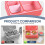 3-Pack Bento Box Divider Compatible for OmieBox , Lunch Organizer Accessory for OmieBox 7