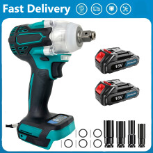 Cordless Impact Driver, Electric Wrench Driver with 2X 3000 mAh Batteries
