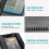 2 Pack 18V 8.0Ah Lithium Ion Battery+DC18RC Fast Charger Replacement 7