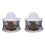 2X BeeKeeping Protective Bee Hat Anti Bee White Hat- Combo Bee Hat Bug Mesh Mask Beekeeping Protection Beekeeper 1