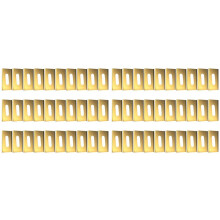 60pcs Lawn Mower Grass Replacement Blades Trimmer Cutter Piece for Robotic Lawnmower Tool Parts Gold