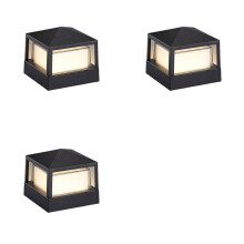 3X 12W Waterproof Outdoor LED Courtyard Porch Lawn Lamp Patio Fence Gate Column Light Landscape Pillar Lamps