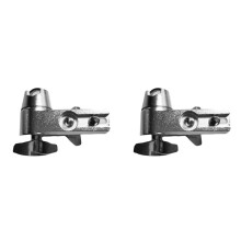 2X Drum-Expansieklem, Verstelbare Zinklegering Rackmontage voor Verbeterde Stabiliteit en Comfort Drum-Expansieklem