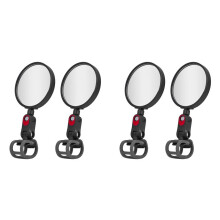 4x Scooter Achteruitkijkspiegel voor ZT3 Pro GT3 G3 G2 G30 F3 Pro E3 E2 Pro 360 Draaibare Convexe Spiegel