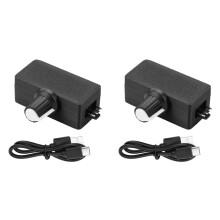 2X Controlador de Velocidade PWM de 5 V 4 Pinos Regulador de Ventilador PWM Governador PWM Fonte de Alimentação USB TIPO C Refrigerador DIY para