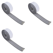 3pcs 2400X57mm Self-Adhesive Boat EVA Foam Teak Flooring Mat Decking Yacht Sheet Pad Boat Decking Mat,Light Gray+Black