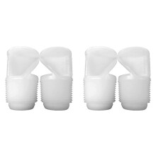 4 Stuks Zwembadbeluchtingsmondstukken 86201500 3/4 Inch, Vervangende Zwembadaccessoires voor Zwembad en Spa, Inbouwzwembadfontein