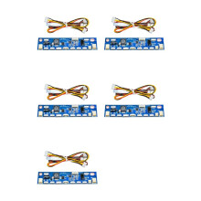 5X Universell Multifunktionsomriktare för Bakgrundsbelysning Led Konstant Strömkort Driver Board 12 Anslutningar Led Strip Tester