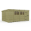 15 x 10 Pent Shed Tanalised (Single Door, With Windows) 2