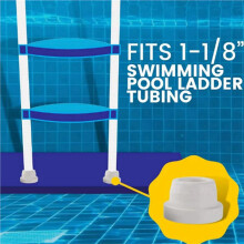 8PCS Pool Ladder Bumpers DDV Replacement Pool Ground Ladder Bumper Guard for Swimming Pool Ladder Rubber Plug Stoppers