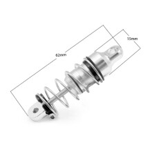 2X para 1/8 Jingshang NSR500 Dedicado Metal Traseiro Amortecedor RC Controle Remoto Motocicleta