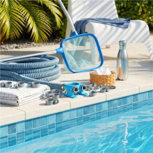 24 Pcs Adjustable Plastic Hose Clamps for Above Ground Swimming Pool Key Hose Clamps Filter Pump Connector Clips