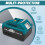 2 Pack 18V 8.0Ah Lithium Battery+Charger Replacement For Power Tools 4