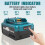 2 Pack 18V 8.0Ah Lithium Battery+Charger Replacement For Power Tools 5