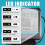 2 Pack 18V 8.0Ah Lithium Battery+Charger Replacement For Power Tools 6