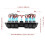 Bunte 12V 6-Gang Kippschalter Sicherungs-LED-Voltmeter RV Auto Marine Boot Schalterpanel LED Schalterpanel Auto 10