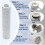4x Replacement Roller Mops for  Qrevo Curv 2 Flow, Robot Vacuum Cleaner Accessory Kit -Mopping Roller 4