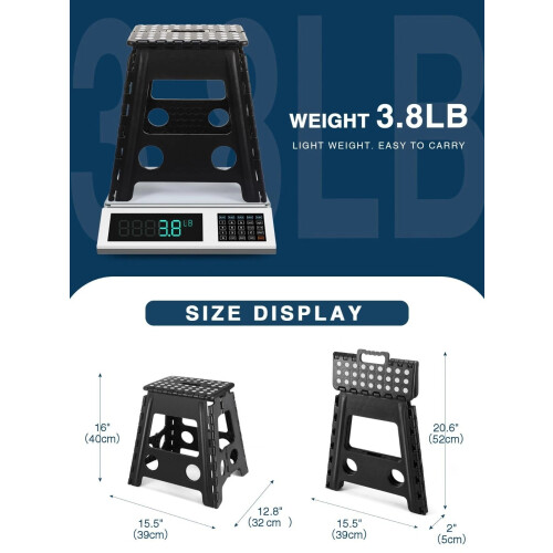 150KG Folding Step Stool Heavy Duty Foldable Home 1