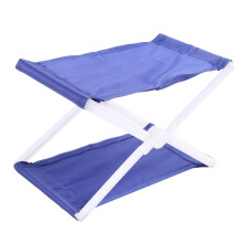 Vintage Beach Lounger Headrest, Compact Folding Beach Pillow, Travel Headrest (Ocean )