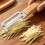 2 Pack Multi-Functional Vegetable Peeler, Multi Functional Wooden Handle Peeler and Bottle Opener, Kitchen Gadget 6