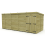 19 x 7 Pent Shed Tanalised (Double Door, No Windows) 2